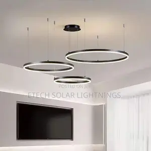 Modern Led Circle Ceiling Chandelier Luster Lamp Lighting