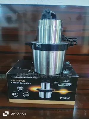 King Style 6ltrs Yam Poundo and Meat Grinder