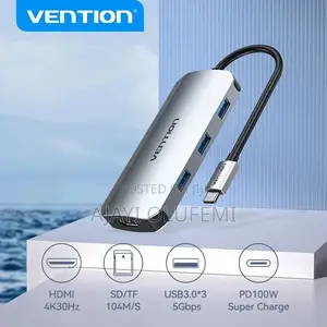 Vention Usb C Hub (Pd 100w)