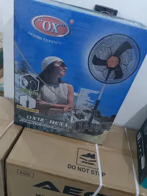 18′′Rechargeable Stand Fan (5 Blades)