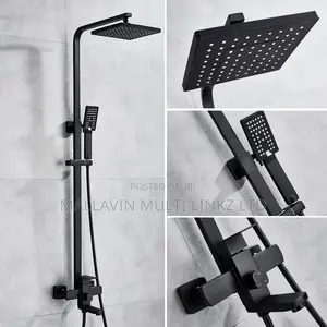 Black Standing Showers