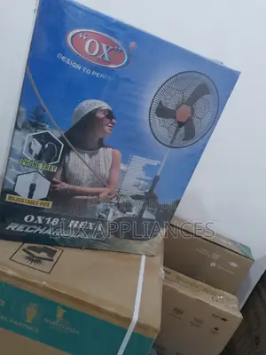 Low-Noise Hexa Standing Rechargeable Fan