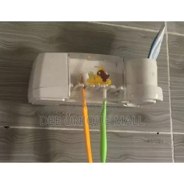 Wall Mounted Toothbrush and Toothpaste Holder