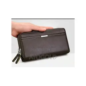 Executive Men Pure Leather Wallet + Hand Strap