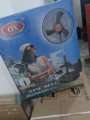 Ox Plus 18inches Ac/Dc Rechargeable Fan OX PLUS R FAN