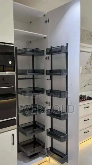 Gray Pantry Six Step With Warranty, Complete Accessories