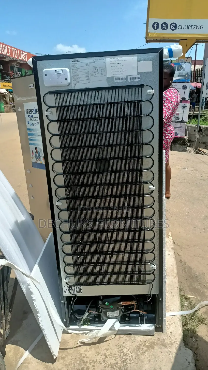 >>Bruhm Standing Freezer (7 Steps) With External Condenser<<