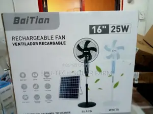 Solar Rechargeable Fan 16inches