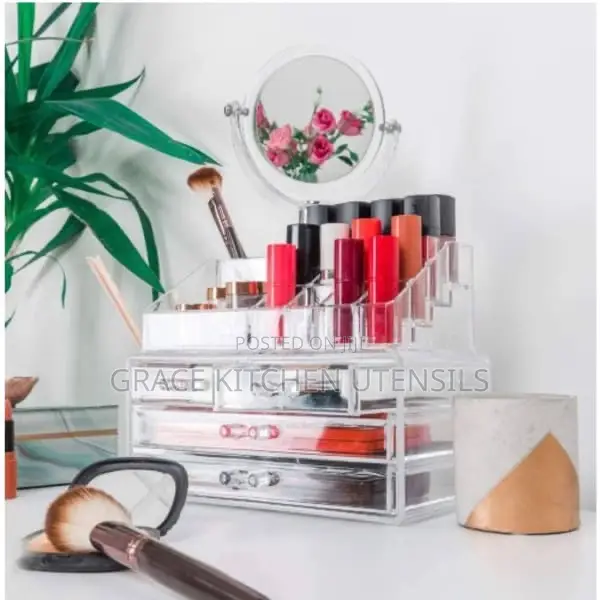 Carmen Cosmetics Organizer With Mirror