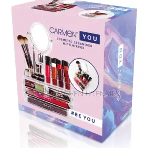 Carmen Cosmetics Organizer With Mirror
