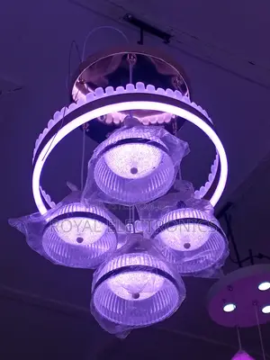 World Class 4-Box Multicolor Dropping Chandelier Light