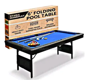 6 Feet Folding Snooker Pool Table