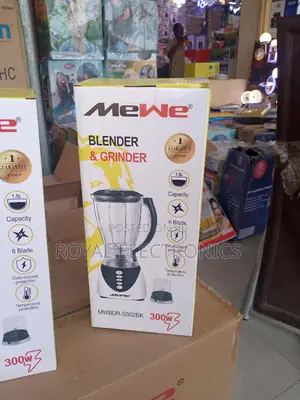 Powerful Mewe(MWBDR-Ss02bk) 300W Blender and Grinder