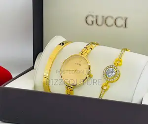 Original GUCCI Gold Chain Watch Available in Store