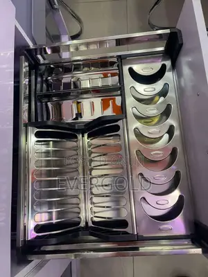 Luxury Plate Rack 80cm Drawer in Built