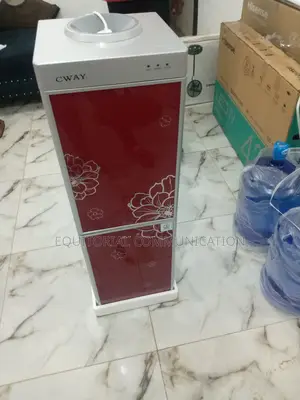 C-Way Water Dispenser With Freezer Red