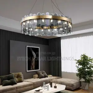 Modern Nordic Living Room Bedroom Chrystal Chandelier Light