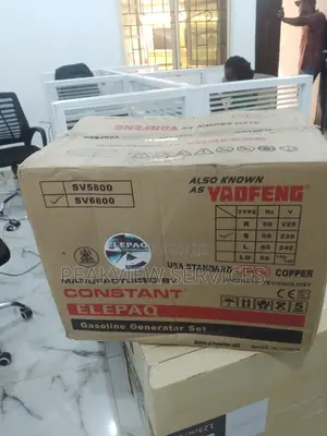 100% Dependable Elepaq Constant Sv6800 Generator 4.5kva