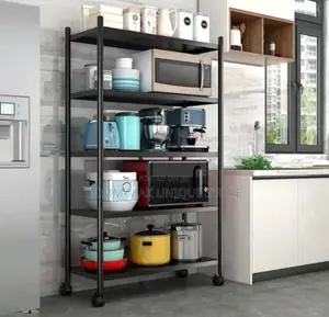 5 Step Multipurpose Foldable Storage With Wheel(Metal)