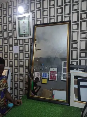 Big Wall Mirror With Frame Pay on Delivery Lagos