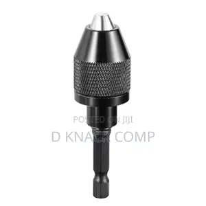 1/4 Inch Hex Shank Keyless Drill Chuck Converter Adapter