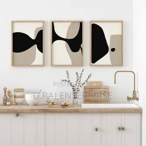 3 Panel of Wall Frames Boho Wall Art Frames 18/24 Inches