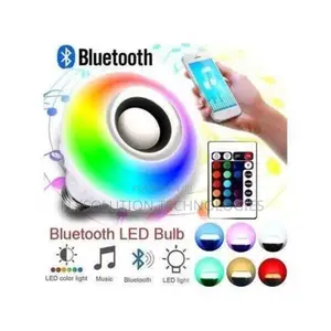 Multicolored Led Bulb Bluetooth Mp3 Music Player