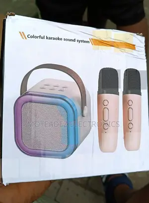 Portable Bluetooth Karaoke Speaker With Double Wireless Mics