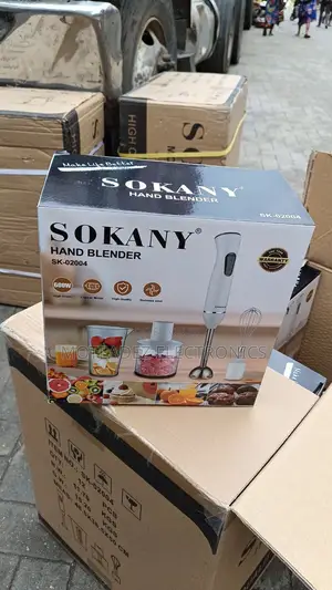 Sokany 600w 4in1 Electric Hand Blender, Mixer, Chopper,Whisk