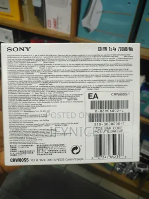 Sony Rewriteable Cd Pk 10