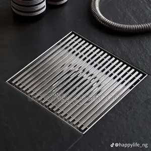 Stripes 15x15cm Floor Drain