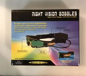 LED Night Vision Goggles Eye Shield Green Lens Eye Protector