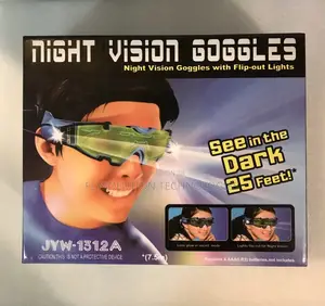 LED Night Vision Goggles Eye Shield Green Lens Eye Protector