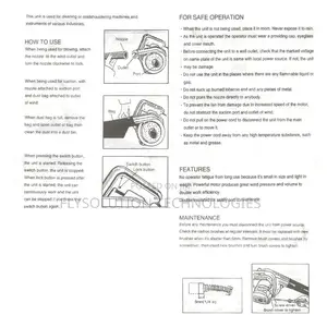 Handheld Electric Blower - 600watts