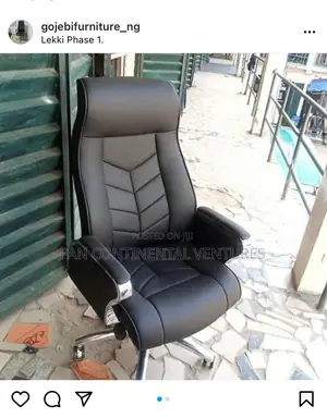 Ergonomic Swivel Leather Chair