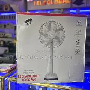 Itel Rechargeable Fan Ac/Dc