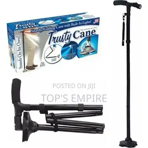 Trusty Cane Adjustable Walking Stick With LED Light