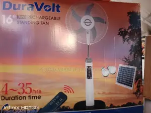 Solar Standing Fan 16 Inches