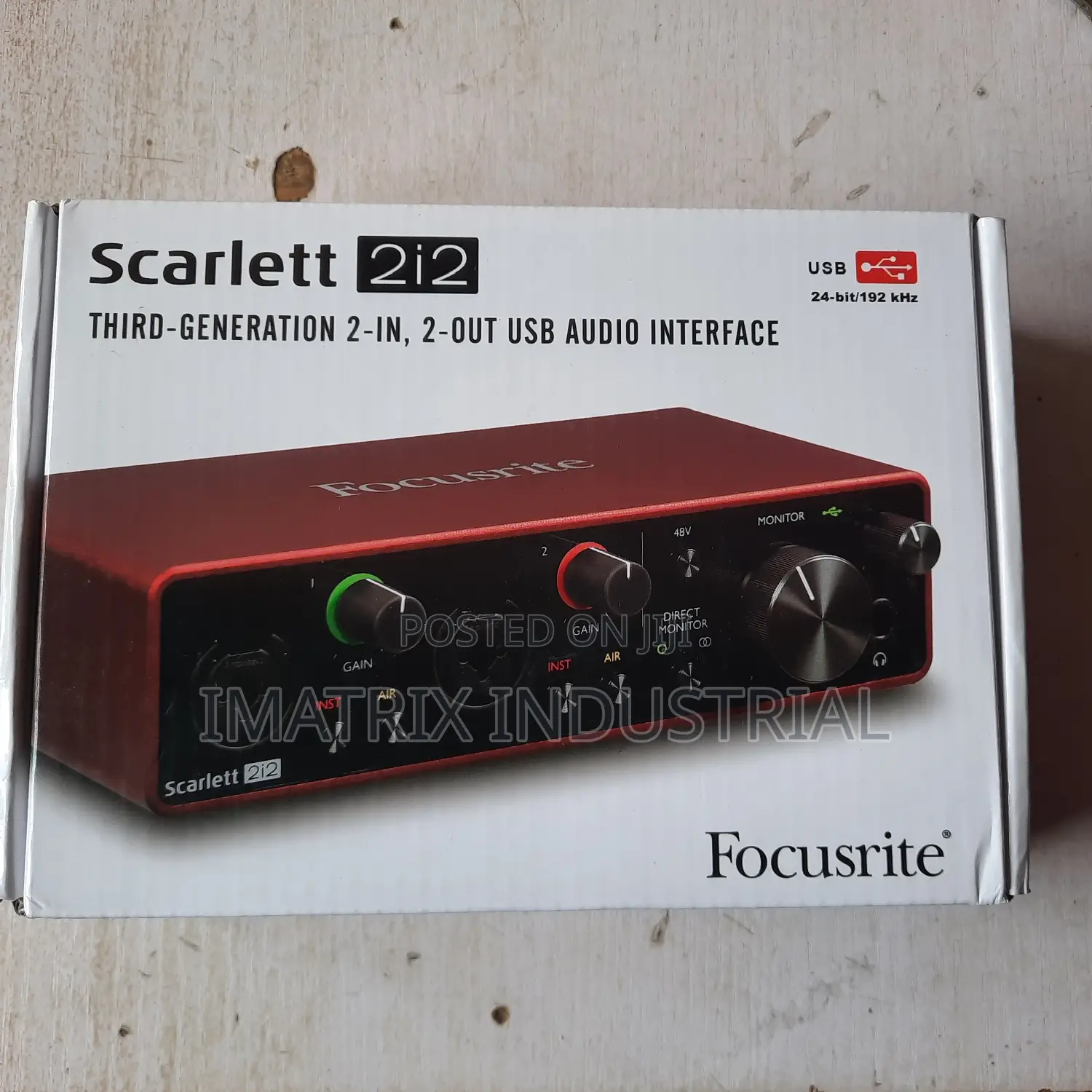 2i2 Focusrite Sound Card 3rd Generation