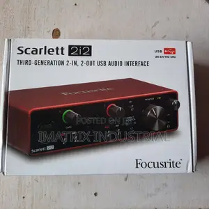 2i2 Focusrite Sound Card 3rd Generation