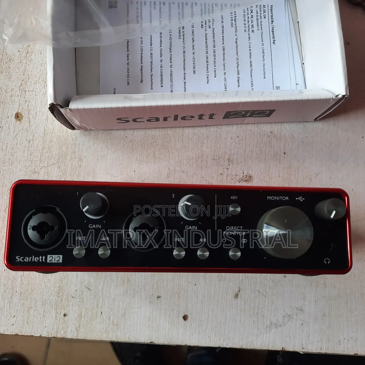 2i2 Focusrite Sound Card 3rd Generation
