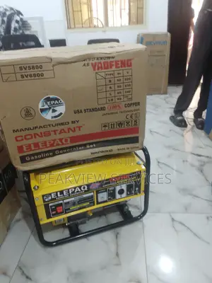 4.5kva Manual Elepaq Constant Sv6800 Generator Durable
