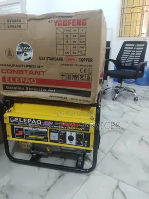 Most Affordable Sv6800 Elepaq Constant 4.5kva Generator