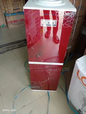 Aspeg Water Dispenser Hot and Cold With Fridge