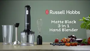 Russell Hobbs Desire 3 in 1 Hand Blender - Matt Black - 2470