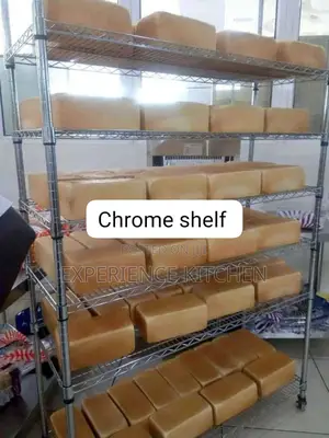 Wired Rack/ Chrome Shelves