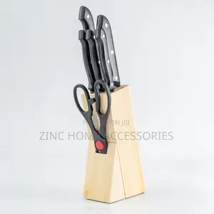 Prima Knife Set With Wooden Block 7pc