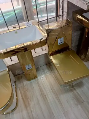Quality Pure(Rockford )Plain Gold W.C Water Closet