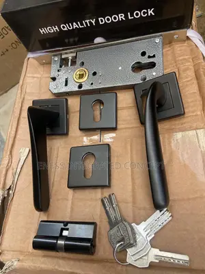 DB Black Coated Lock Set