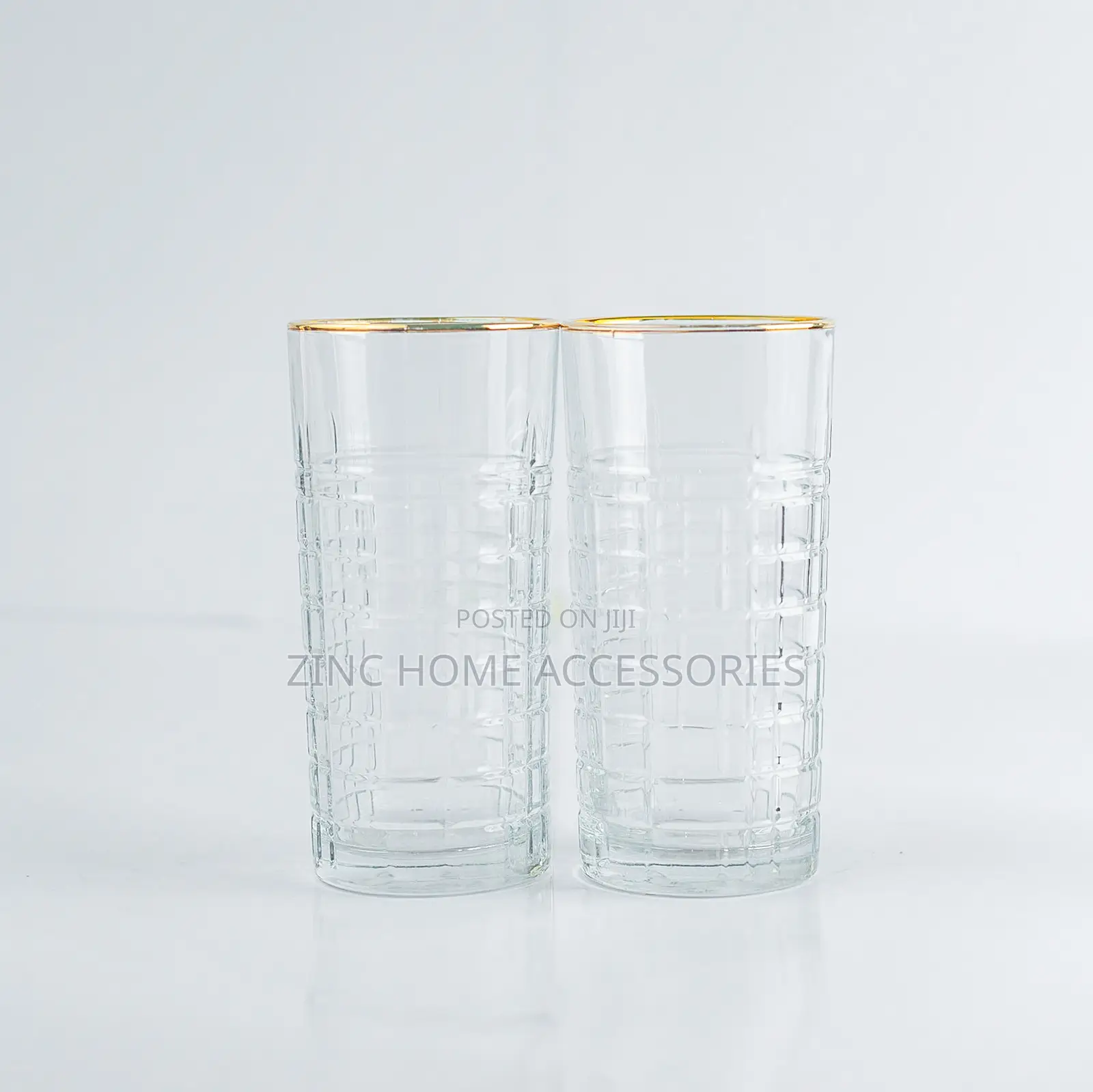 Regency Gold Highball Glasses - 2 Sets